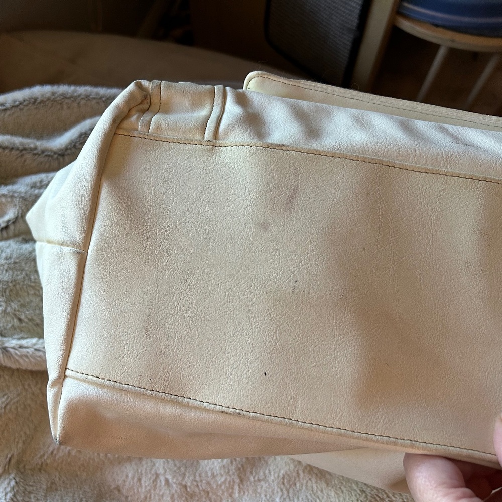 Chloe Eclipse Cream-colored Commuter Tote, Vintage - Picture 8 of 15